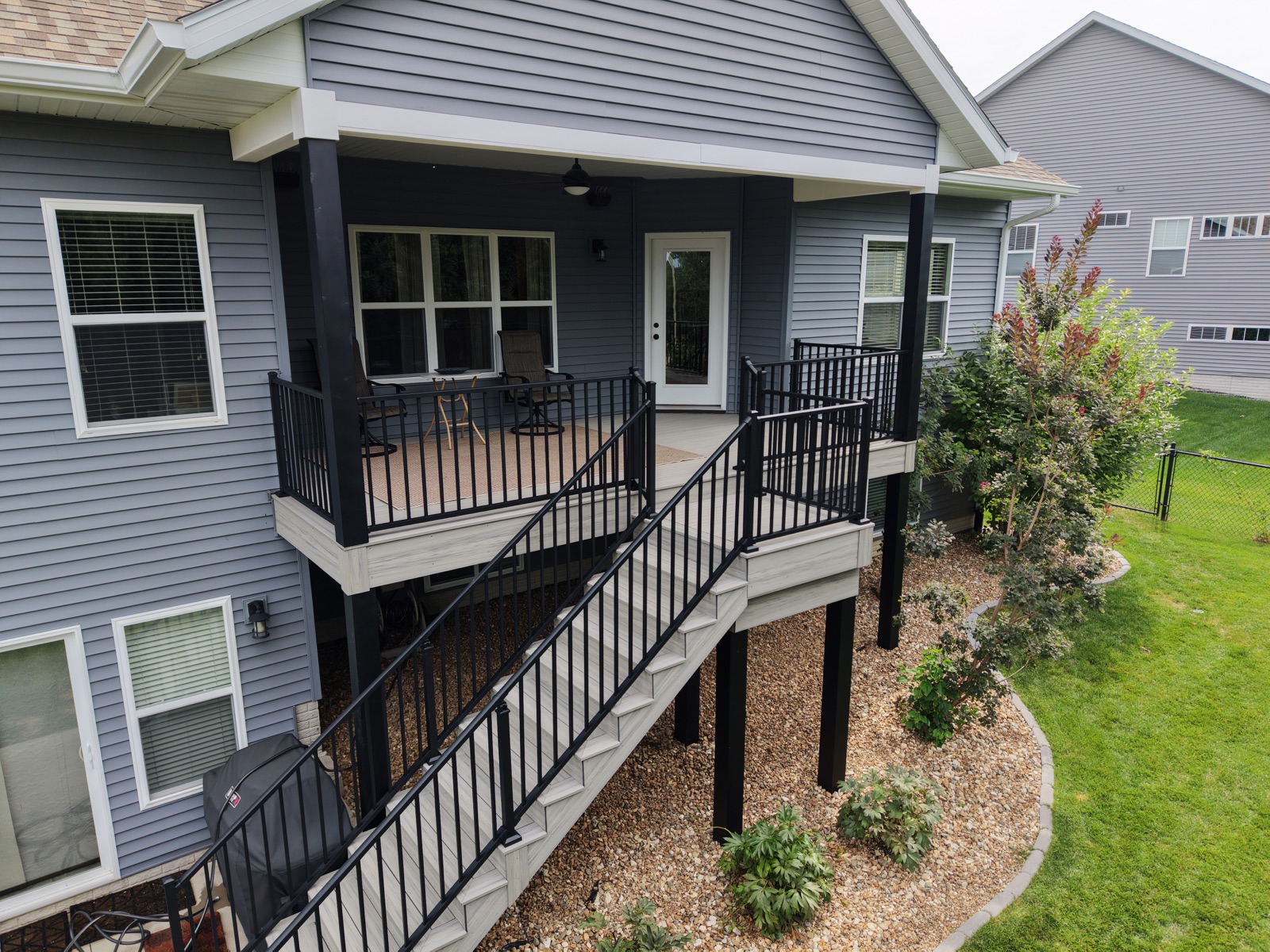 Deck built in North Liberty, Iowa